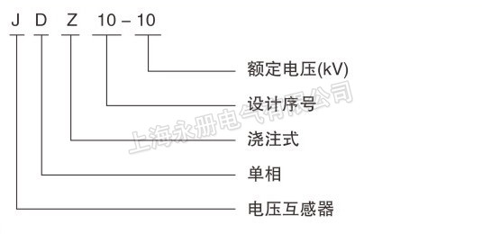 LDZ10-3、6、10電壓互感器的型號(hào)含義